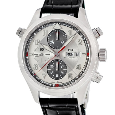 腕時計 IWC IWC スピットファイア ダブル クロノグラフ IW371806 自動巻き メンズ パイロットウォッチ デイデイト
