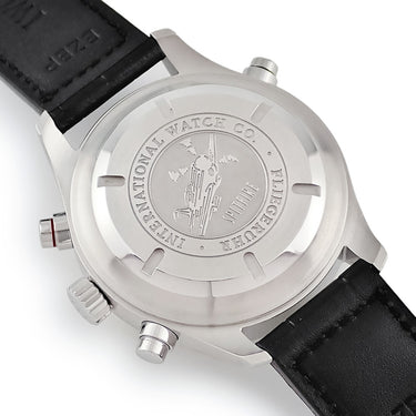 腕時計 IWC IWC スピットファイア ダブル クロノグラフ IW371806 自動巻き メンズ パイロットウォッチ デイデイト