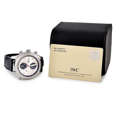 腕時計 IWC IWC スピットファイア ダブル クロノグラフ IW371806 自動巻き メンズ パイロットウォッチ デイデイト