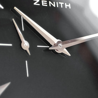 腕時計 ゼニス ZENITH エリート ウルトラシン 03.2010.681/21.C493 自動巻き メンズ ブラック スモールセコンド シースルーバック