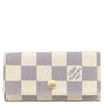ルイヴィトン LOUIS VUITTON ミュルティクレ 4 N60020 ダミエアズール ダミエアズールキャンバス キーケース ゴールド金具 白