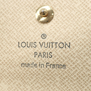 ルイヴィトン LOUIS VUITTON ミュルティクレ 4 N60020 ダミエアズール ダミエアズールキャンバス キーケース ゴールド金具 白