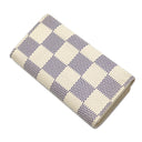 ルイヴィトン LOUIS VUITTON ミュルティクレ 4 N60020 ダミエアズール ダミエアズールキャンバス キーケース ゴールド金具 白