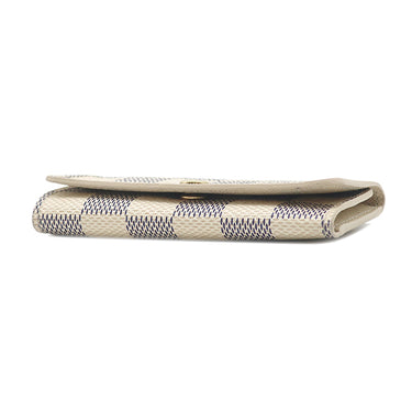 ルイヴィトン LOUIS VUITTON ミュルティクレ 4 N60020 ダミエアズール ダミエアズールキャンバス キーケース ゴールド金具 白