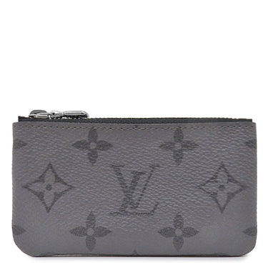ルイヴィトン LOUIS VUITTON ポシェット クレ M80905 モノグラムエクリプス モノグラムエクリプス モノグラムエクリプスリバースキャンバス コインケース シルバー金具 キーチェーン