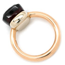 ポメラート Pomellato ヌード リング クラシック PAA1100 レッド×ローズゴールド K18PG ガーネット K18WG リング 指輪 ピンクゴールド Au750 18K ガーネット 9号