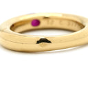 カルティエ Cartier エリプス ルビー レッド×イエローゴールド K18YG ルビー #52 リング 指輪 赤 Au750 18K 18金 1石 1粒 ヴィンテージ 11.5号