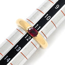 カルティエ Cartier エリプス ルビー レッド×イエローゴールド K18YG ルビー #52 リング 指輪 赤 Au750 18K 18金 1石 1粒 ヴィンテージ 11.5号