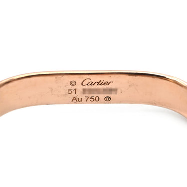 カルティエ Cartier トリニティ クッション クラシック B4240600 ホワイトゴールドXイエローゴールドXピンクゴールド K18WG K18YG K18PG #51(JP11) リング 指輪 3カラー スクエア 11号