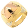 ブルガリ BVLGARI ピラミデ イエローゴールド×ピンクゴールド×ホワイトゴールド K18YG K18PG K18WG リング 指輪 750 18金 3カラー 3ゴールド 12号