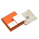 エルメス HERMES ミニ ケリードゥブルトゥール ナタ ヴォースイフト GP T2 ブレスレット ローズゴールド金具 ピンクゴールド金具 白 2重 2連 レザーブレス