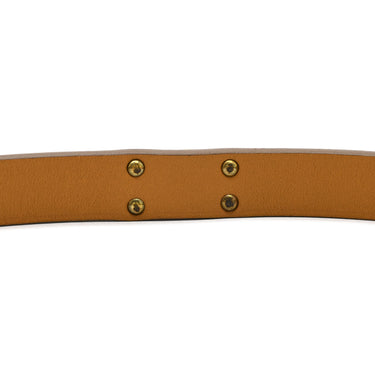 エルメス HERMES ミニ ケリードゥブルトゥール ナタ ヴォースイフト GP T2 ブレスレット ローズゴールド金具 ピンクゴールド金具 白 2重 2連 レザーブレス