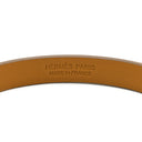 エルメス HERMES ミニ ケリードゥブルトゥール ナタ ヴォースイフト GP T2 ブレスレット ローズゴールド金具 ピンクゴールド金具 白 2重 2連 レザーブレス
