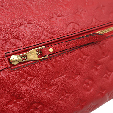 ルイヴィトン LOUIS VUITTON バスティーユ PM M41169 スリーズ モノグラムアンプラント 2WAYバッグ ゴールド金具 赤