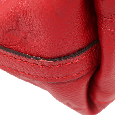 ルイヴィトン LOUIS VUITTON バスティーユ PM M41169 スリーズ モノグラムアンプラント 2WAYバッグ ゴールド金具 赤