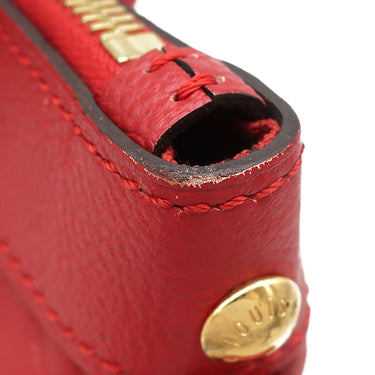 ルイヴィトン LOUIS VUITTON バスティーユ PM M41169 スリーズ モノグラムアンプラント 2WAYバッグ ゴールド金具 赤