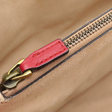 グッチ GUCCI GGマーモント トップハンドルバッグ 448054 レッド レザー 2WAYバッグ ゴールド金具 ハンドバッグ ショルダー トート