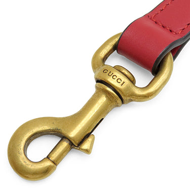 グッチ GUCCI GGマーモント トップハンドルバッグ 448054 レッド レザー 2WAYバッグ ゴールド金具 ハンドバッグ ショルダー トート