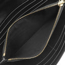 ブルガリ BVLGARI ビー ゼロワン 288229 ブラック ゴートレザー カーフ 長財布 ゴールド金具 黒 二つ折り チャーム付き