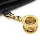 ブルガリ BVLGARI ビー ゼロワン 288229 ブラック ゴートレザー カーフ 長財布 ゴールド金具 黒 二つ折り チャーム付き