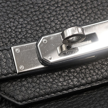エルメス HERMES バーキン30 ブラック トリヨンクレマンス ハンドバッグ シルバー金具 黒