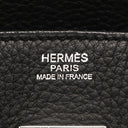 エルメス HERMES バーキン30 ブラック トリヨンクレマンス ハンドバッグ シルバー金具 黒
