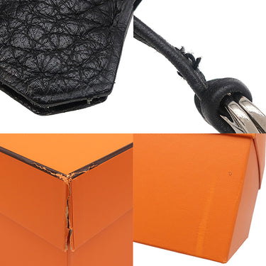 エルメス HERMES バーキン30 ブラック トリヨンクレマンス ハンドバッグ シルバー金具 黒