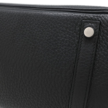 エルメス HERMES バーキン30 ブラック トリヨンクレマンス ハンドバッグ シルバー金具 黒