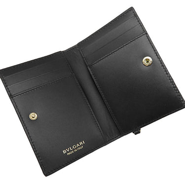 ブルガリ BVLGARI ビー ゼロワン 288236 ブラック レザー カードケース ゴールド金具 黒 カード入れ 名刺入れ