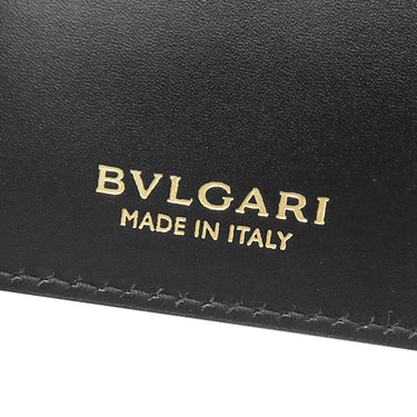 ブルガリ BVLGARI ビー ゼロワン 288236 ブラック レザー カードケース ゴールド金具 黒 カード入れ 名刺入れ