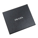 プラダ PRADA メタルロゴ コンパクトウォレット 1ML023 ベージュピンク レザー 二つ折り財布 ゴールド金具 2つ折り
