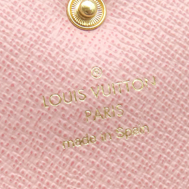 ルイヴィトン LOUIS VUITTON ポルトフォイユ エミリー M61289 モノグラム×ローズバレリーヌ モノグラムキャンバス 長財布 ゴールド金具 茶 ピンク