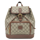 グッチ GUCCI GG RETRO バックパック 674147 ベージュ GGスプリームキャンバス レザー リュック・デイパック ゴールド金具