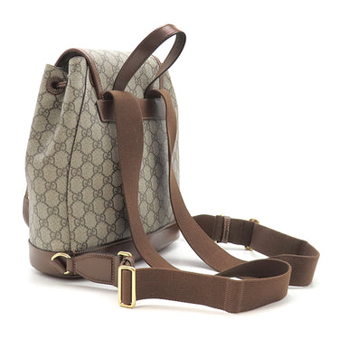 グッチ GUCCI GG RETRO バックパック 674147 ベージュ GGスプリームキャンバス レザー リュック・デイパック ゴールド金具