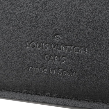 ルイヴィトン LOUIS VUITTON ポルトフォイユ ブラザ N63010 オニキス ダミエグラフィットキャンバス 長財布 マットシルバー金具 茶 二つ折り