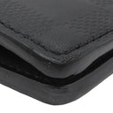 ルイヴィトン LOUIS VUITTON ポルトフォイユ ブラザ N63010 オニキス ダミエグラフィットキャンバス 長財布 マットシルバー金具 茶 二つ折り