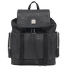 エムシーエム MCM ヴィセトス バックパック ブラック レザー リュック・デイパック シルバー金具 黒 エンボス 型押し ロゴ 総柄