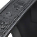 エムシーエム MCM ヴィセトス バックパック ブラック レザー リュック・デイパック シルバー金具 黒 エンボス 型押し ロゴ 総柄