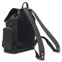 エムシーエム MCM ヴィセトス バックパック ブラック レザー リュック・デイパック シルバー金具 黒 エンボス 型押し ロゴ 総柄