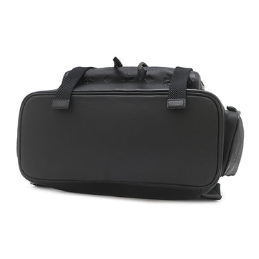 エムシーエム MCM ヴィセトス バックパック ブラック レザー リュック・デイパック シルバー金具 黒 エンボス 型押し ロゴ 総柄