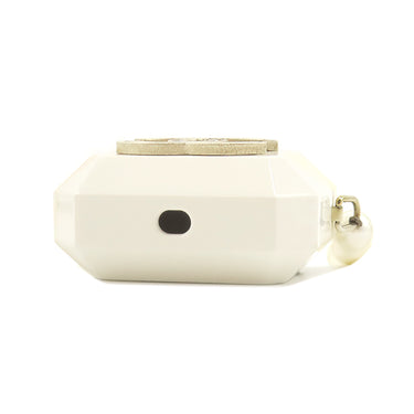 シャネル CHANEL AirPods Pro ケース ネックレス ホワイト フェイクパール ラインストーン ネックレス ゴールド金具 白 ココマーク イヤホンケース