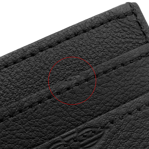 新品 ルイヴィトン Louis Vuitton カードケース ポルト カルト・ダブル ブラック カードケース ポルト カルト・ダブル モノグラム・マカサー｜ルイ