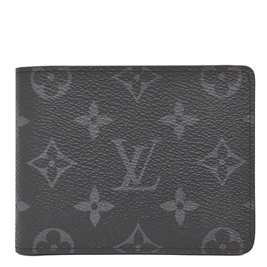 ルイヴィトン LOUIS VUITTON ポルトフォイユ スレンダー M62294 モノグラムエクリプス モノグラムエクリプス 二つ折り財布 黒