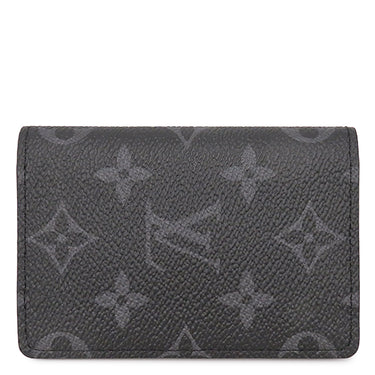 ルイヴィトン LOUIS VUITTON オーガナイザー ドゥ ポッシュ M61696 モノグラムエクリプス モノグラムエクリプス カードケース 黒 名刺入れ