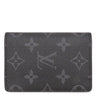 ルイヴィトン LOUIS VUITTON オーガナイザー ドゥ ポッシュ M61696 モノグラムエクリプス モノグラムエクリプス カードケース 黒 名刺入れ