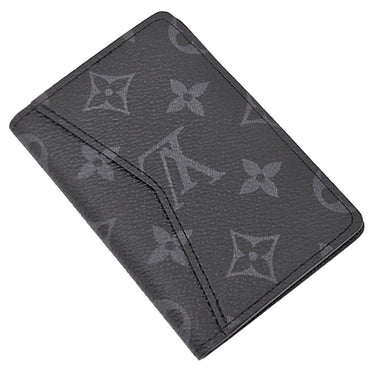 ルイヴィトン LOUIS VUITTON オーガナイザー ドゥ ポッシュ M61696 モノグラムエクリプス モノグラムエクリプス カードケース 黒 名刺入れ