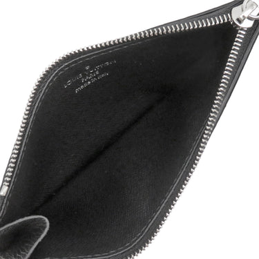 ルイヴィトン LOUIS VUITTON コインカード ホルダー M30271 ノワール タイガ モノグラムエクリプス コインケース シルバー金具 黒 タイガ モノグラム フラグメントケース