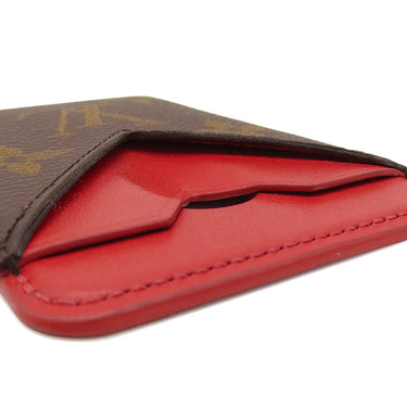 ルイヴィトン LOUIS VUITTON ポルト カルト マグネット M12856 サリレッド モノグラムマカサー カードケース MagSafe カード入れ