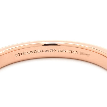 ティファニー Tiffany & Co ロックバングル スモール ローズゴールド×ホワイトゴールド K18PG K18WG ダイヤモンド ブレスレット T＆Co. 750 18K RG WG ダイヤモンド パヴェダイヤ