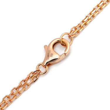 カルティエ Cartier ラブ サークル 2Pダイヤ B7224509 ピンクゴールド K18PG ダイヤモンド ネックレス 18金 750PG Wチェーン